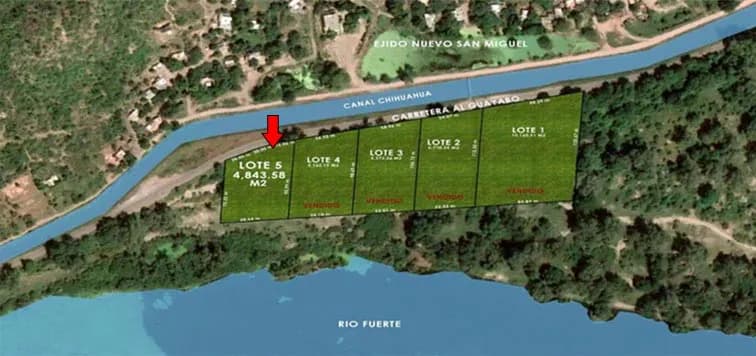 En Venta excelente Terreno Campestre, Ejido Nuevo San Miguel.